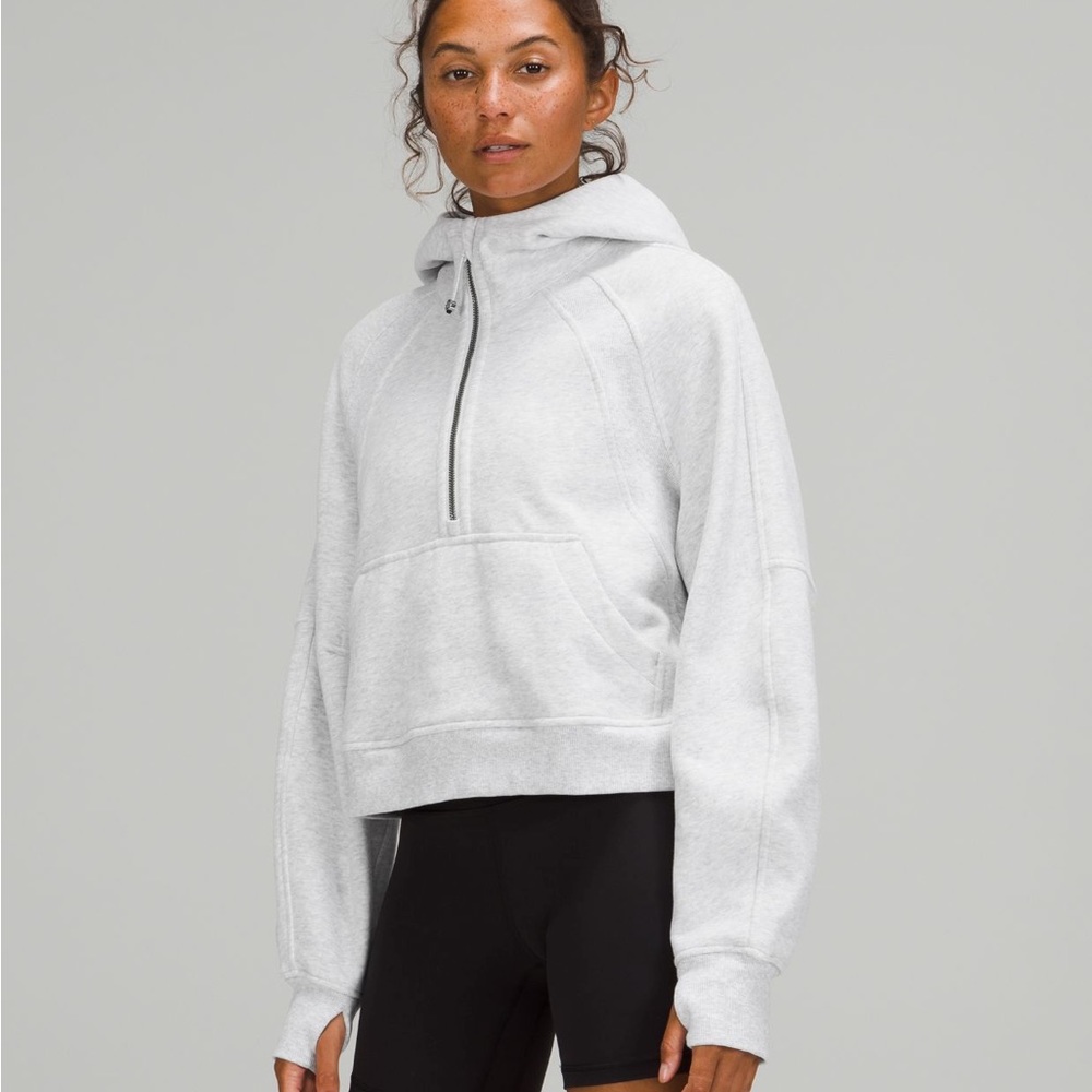 Scuba Oversized 1/2 Half Zip Hoodie - Size M/L